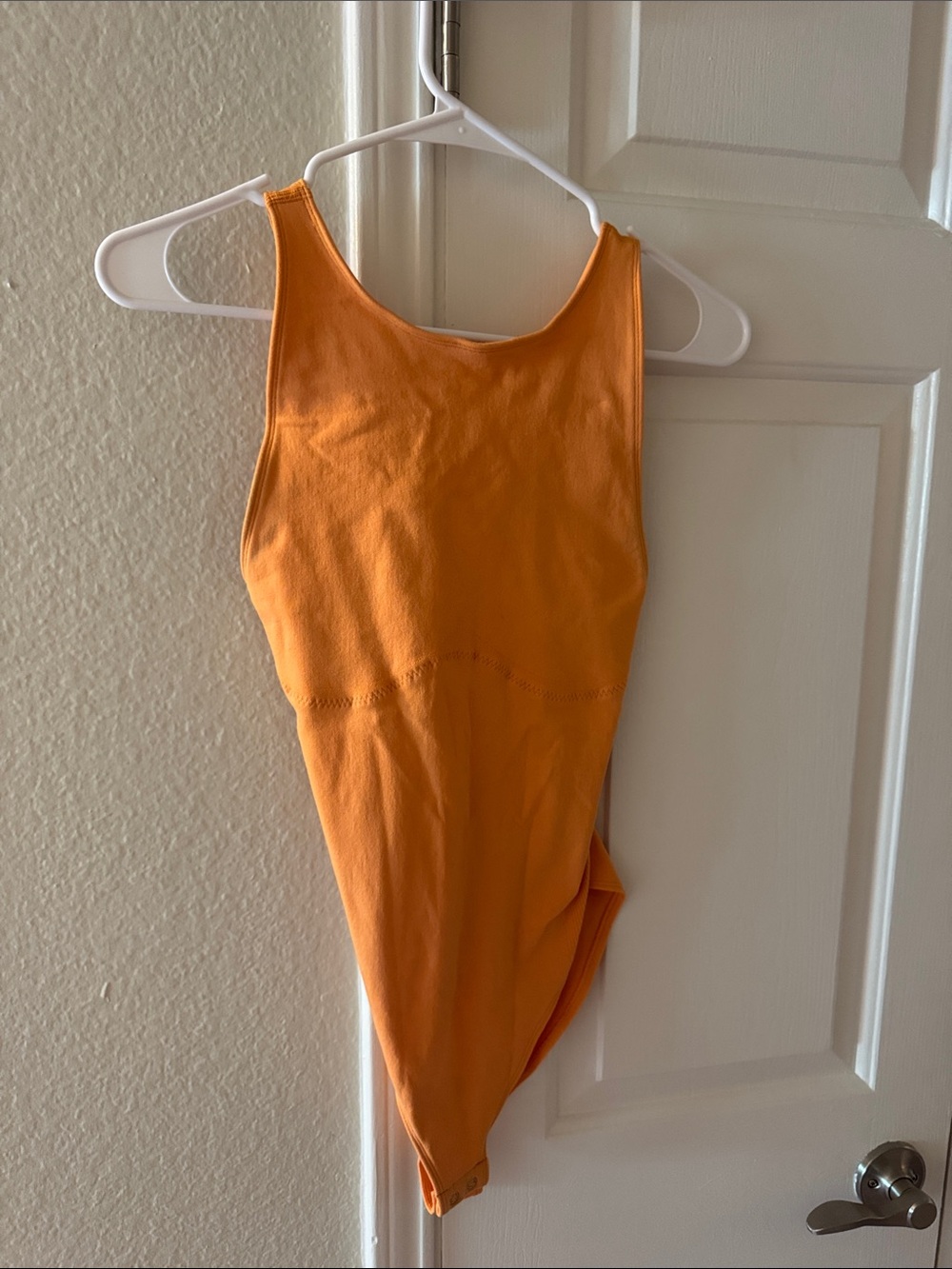Fabletics Orange Tank bodysuit